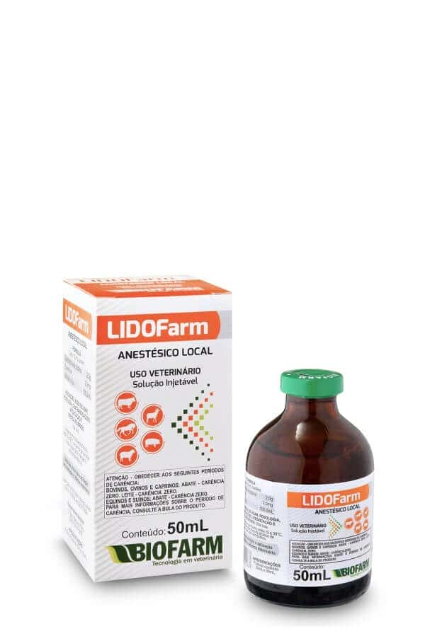 Biofarm Lidofarm Anestésico Local Injetável 50 ml | Bepê Distribuidora