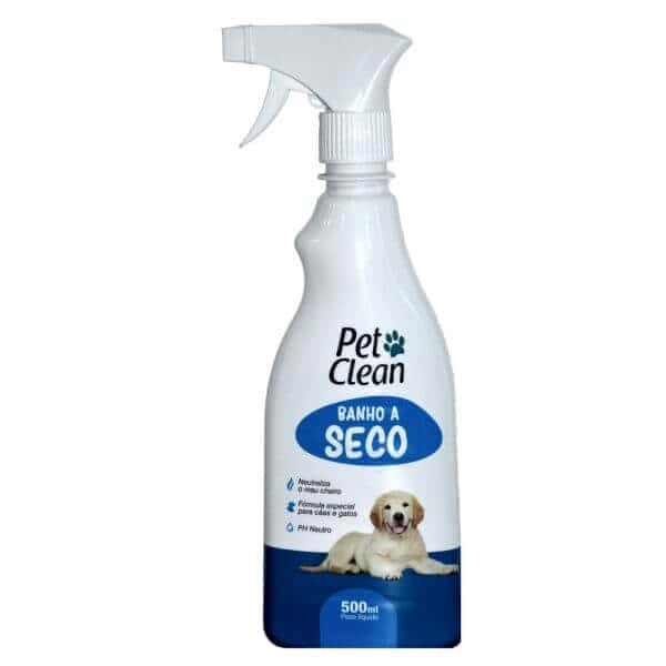 Pet Clean Spray Banho a Seco Cães 500 ml