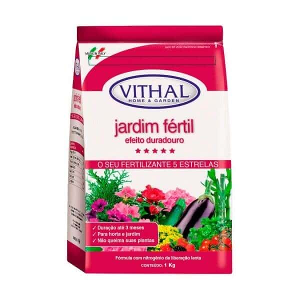 Vithal Fertilizante Jardim Fértil Efeito Duradouro 1Kg