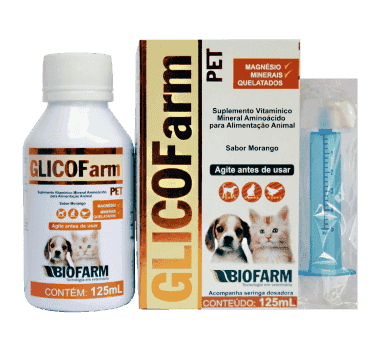 Biofarm Glicofarm Pet Oral 30ml/125ml | Bepê Distribuidora