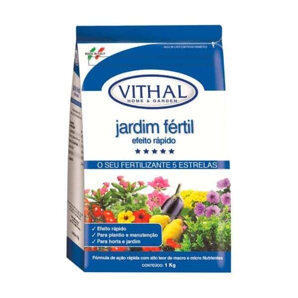 Vithal Fertilizante Jardim Fértil Efeito Rápido 1Kg