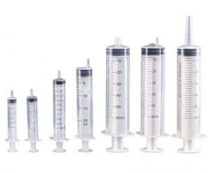 Seringa c/ Agulha 3ml/5ml/10ml/20ml e 60ml S/Agulha