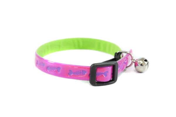 The Pets Coleira Gato Neon Refletiva c/Guizo REF 10085