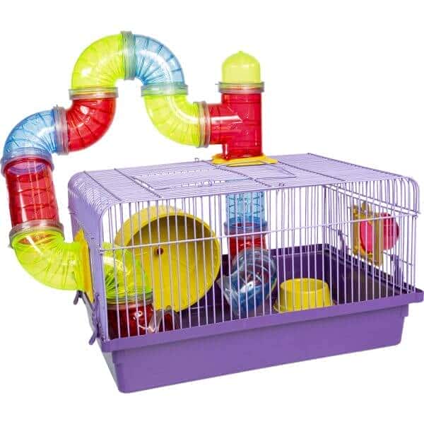 JelplastG Gaiola Hamster Tubo Luxo Lilás REF 632