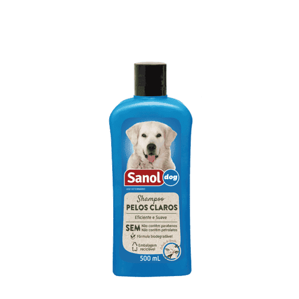 Sanol Shampoo Pelos Claros 500 ml/5 LT