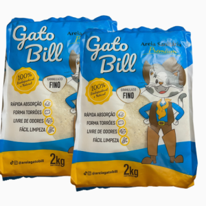 Gato Bill Areia grao fino FD 10x2 kg